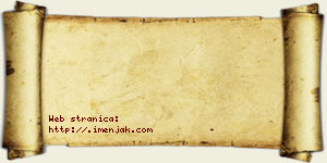 Hana Gojsović vizit kartica